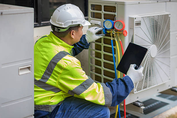 Professional Emergency Hvac Repair technician working in Clinton, WI